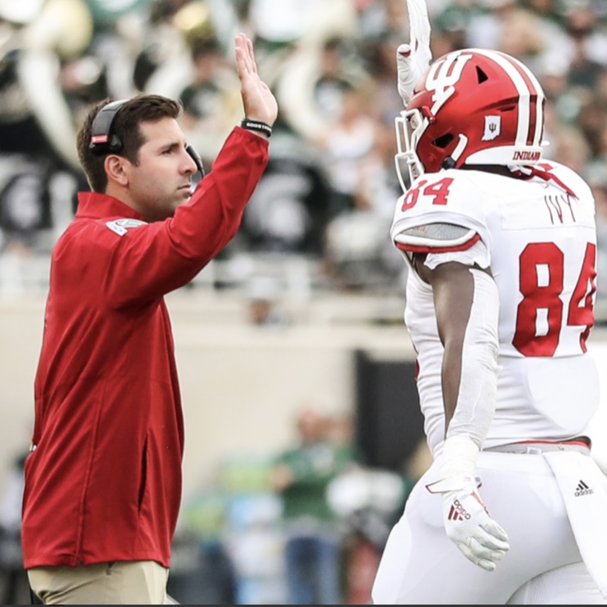 Nick Sheridan spent five years coaching at Indiana, the last two as offensive coordinator. He was fired in December after a 2-10 season. (IU Athletics) 